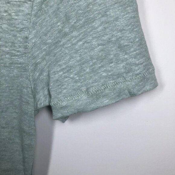 J.  Crew Light Mint Linen Crewneck T-Shirt Size XS - Picture 6 of 9